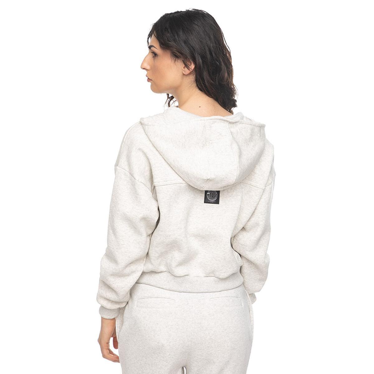 Polerón Fila Anorak Street Express Comfy Mujer Blanco-4