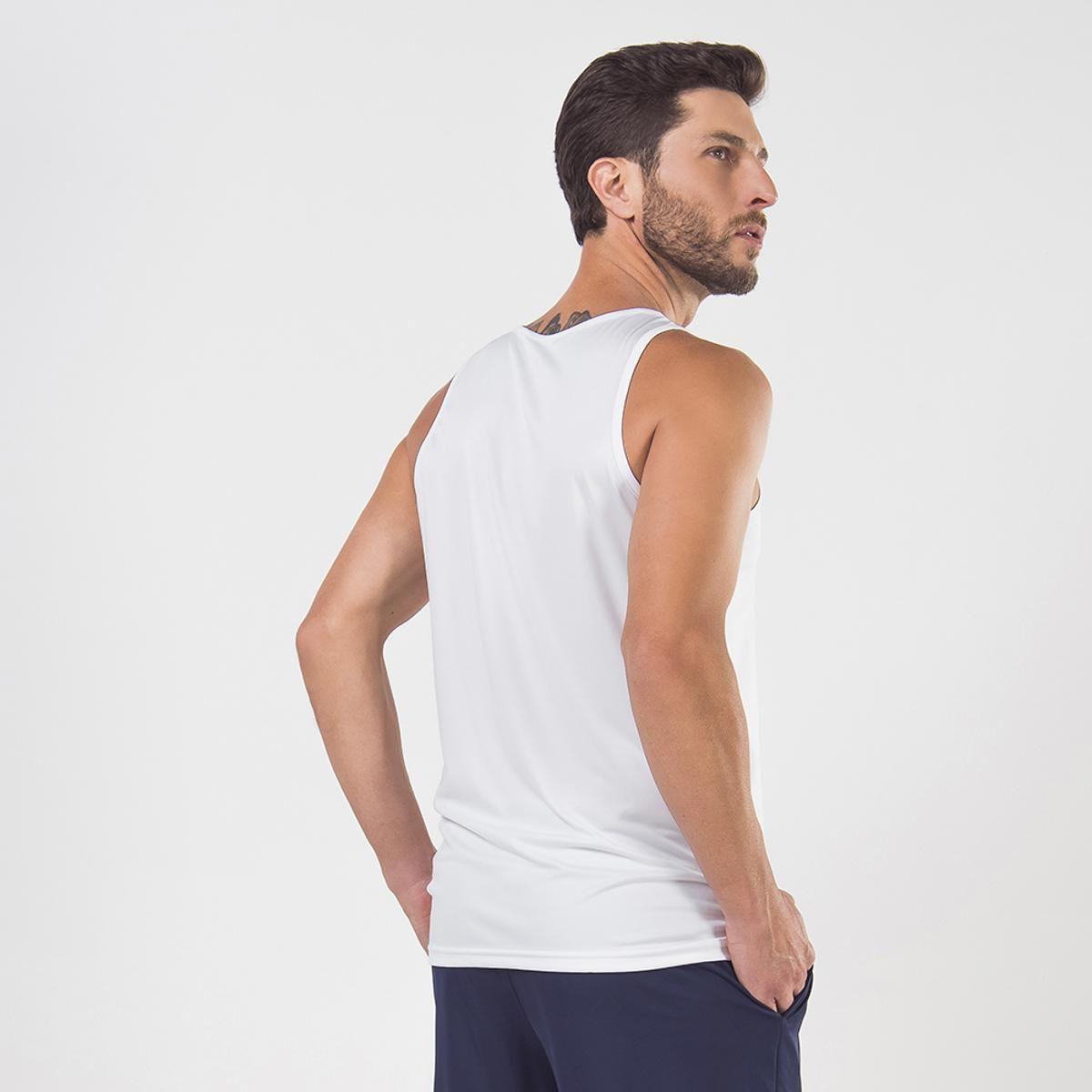 Polera Fila Basic Sports S/M Hombre Blanco-2