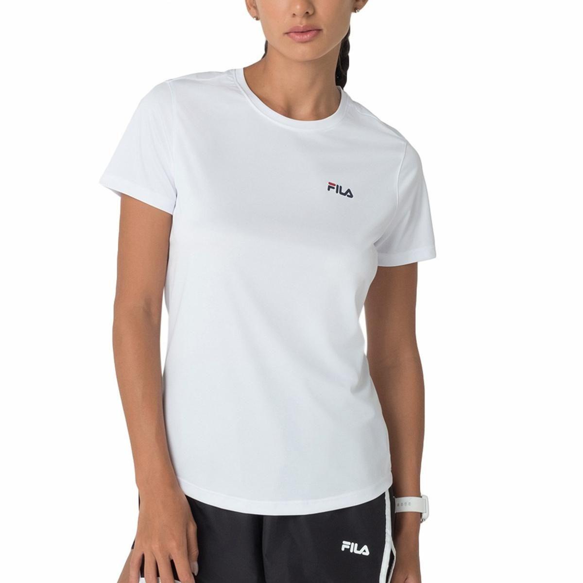 Polera Fila Basic Sports III Mujer Blanco-0