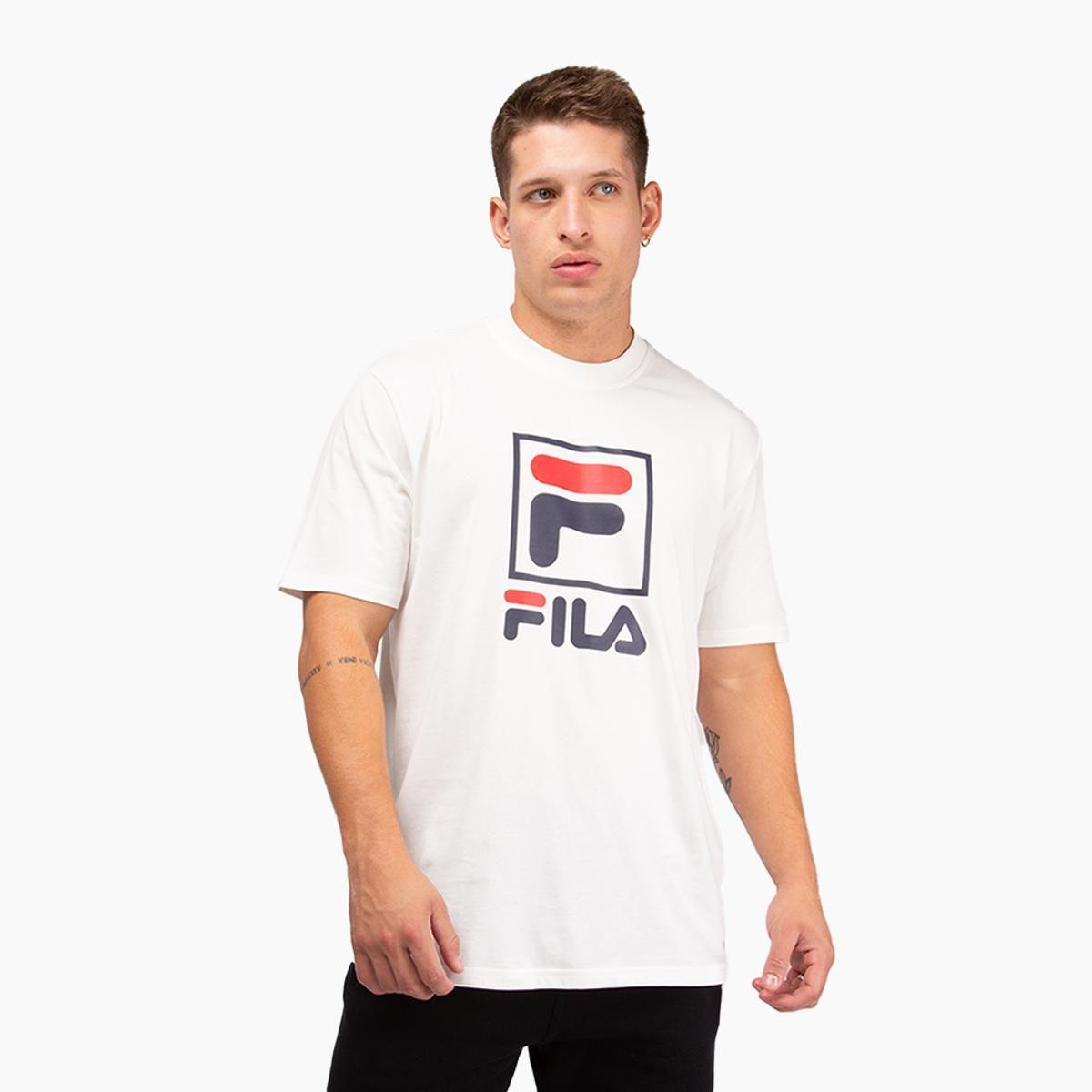 Polera Fila Letter Premium II Hombre Blanco-0
