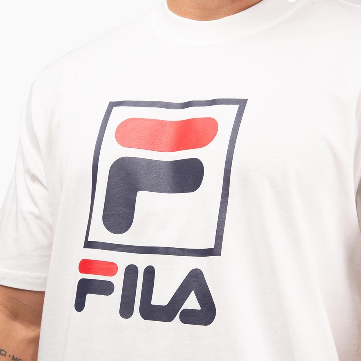 Polera Fila Letter Premium II Hombre Blanco-1