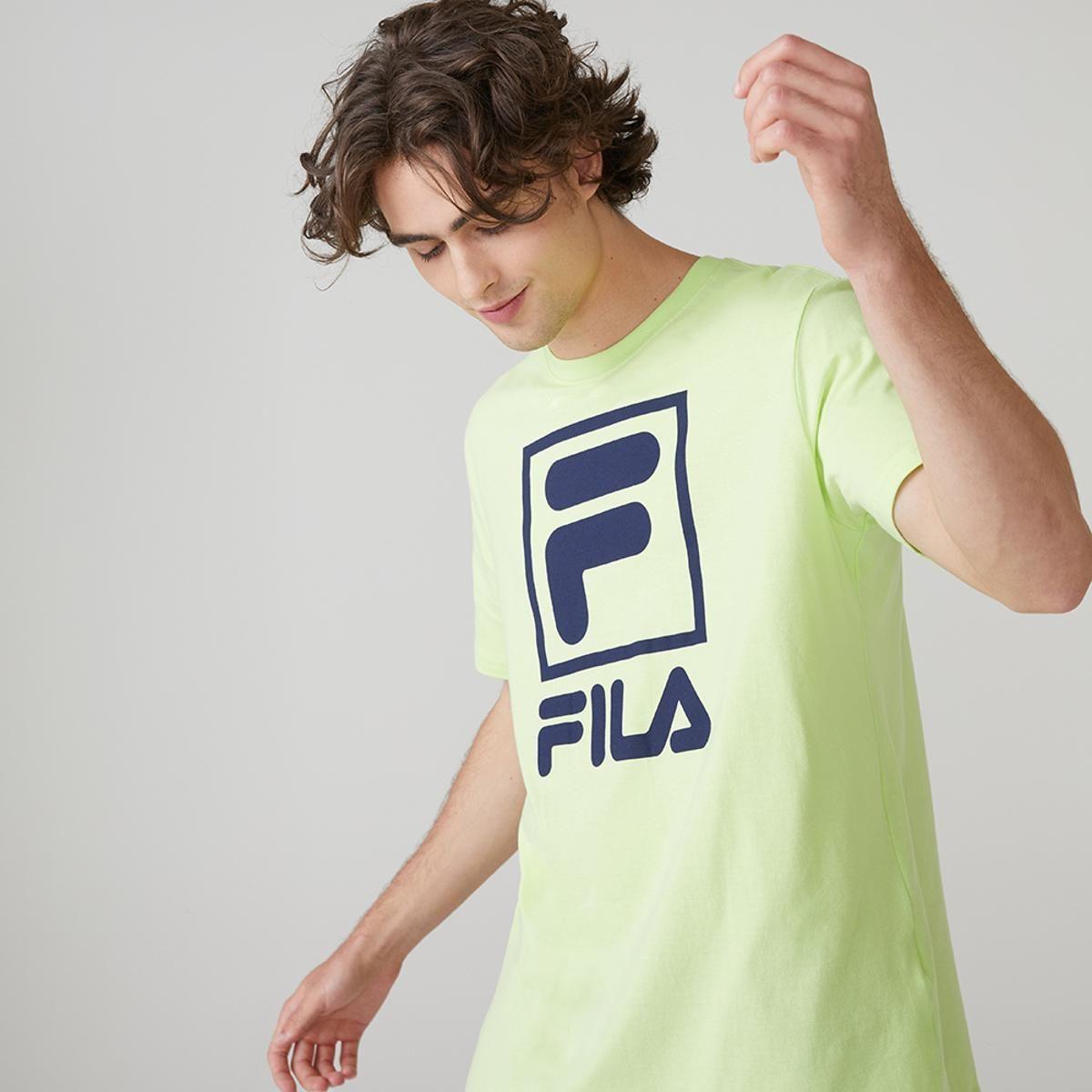 Polera Fila Stack New Hombre Verde-0