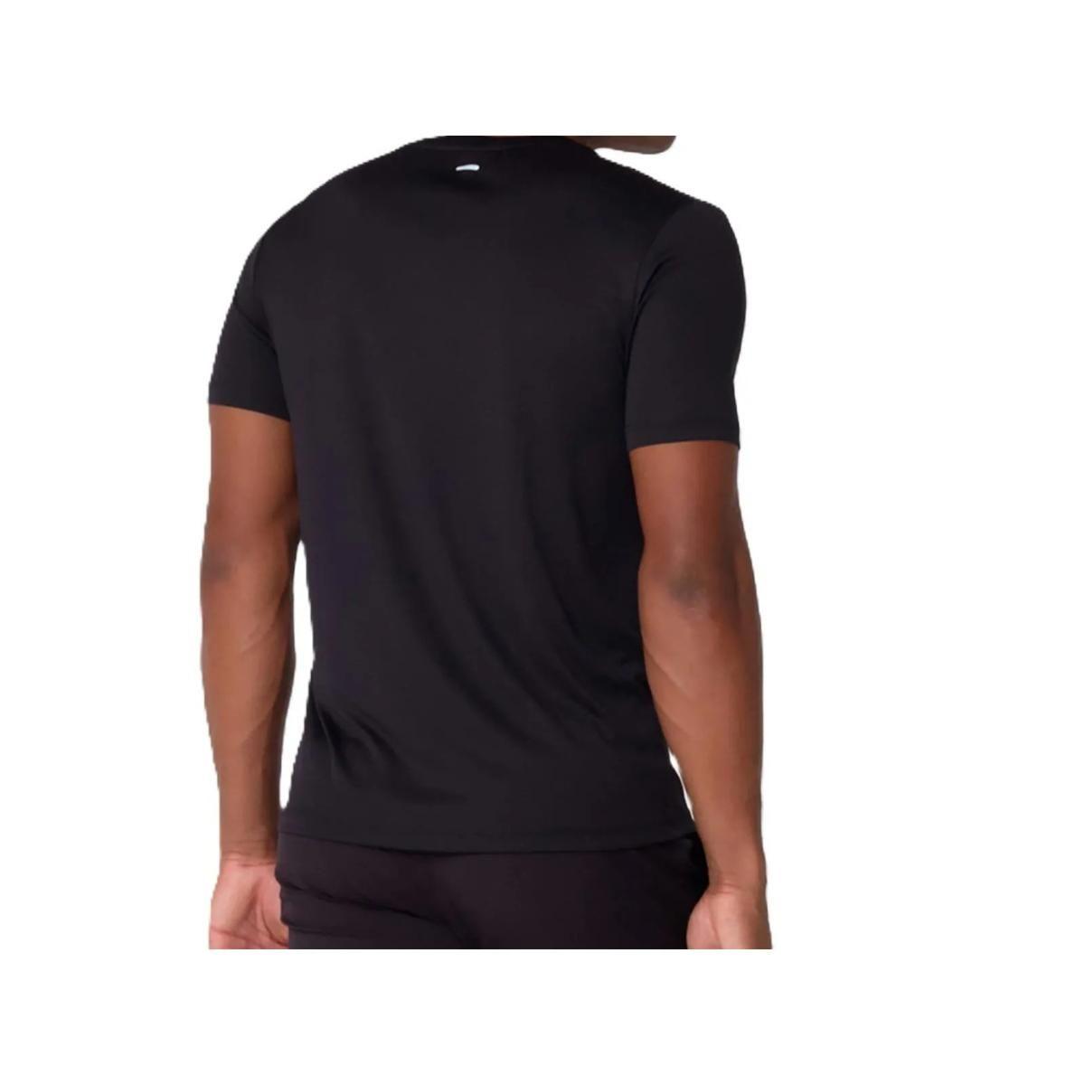 Polera Fila Run Reflective  Hombre Negro-1