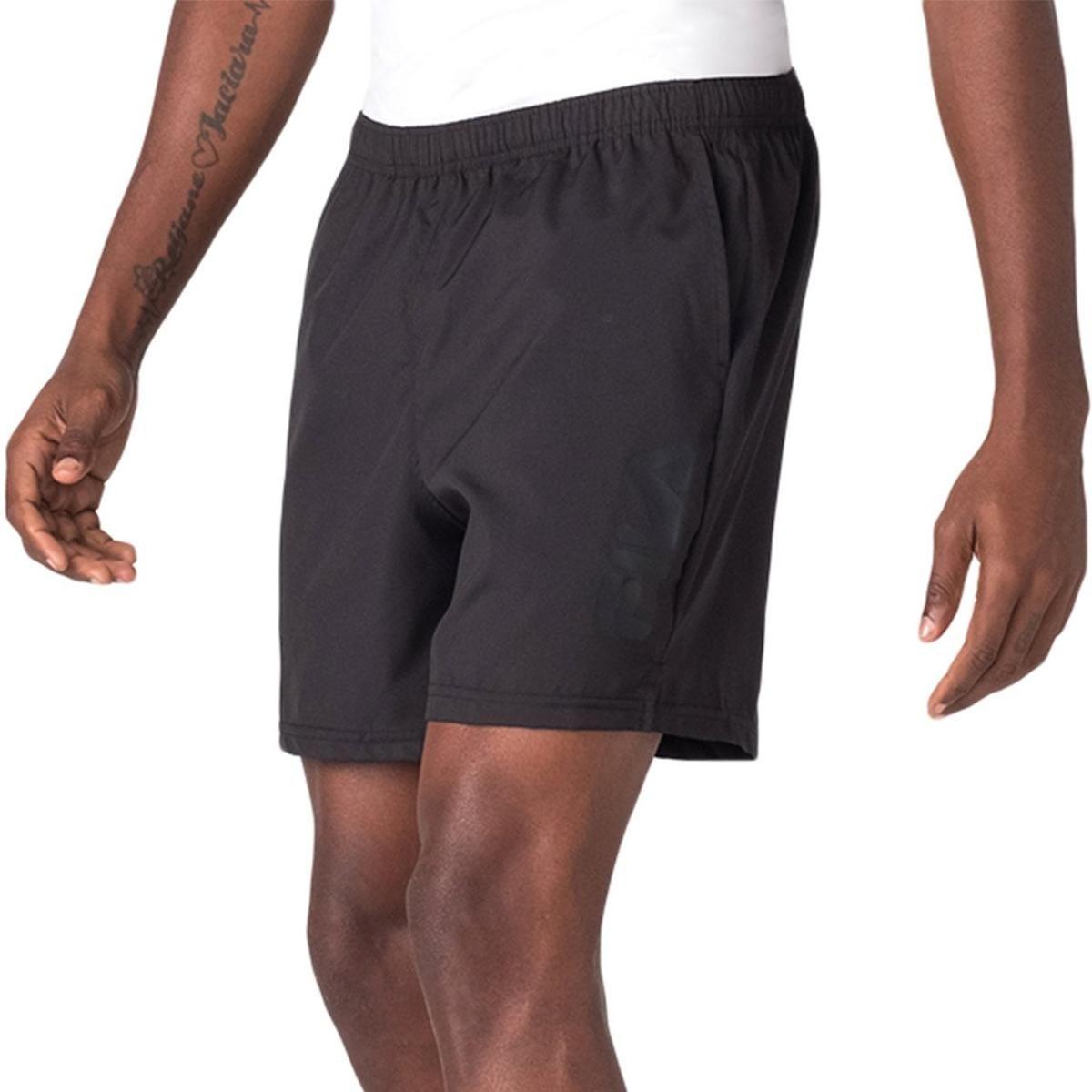 Short Fila Train 5" Hombre Negro-1