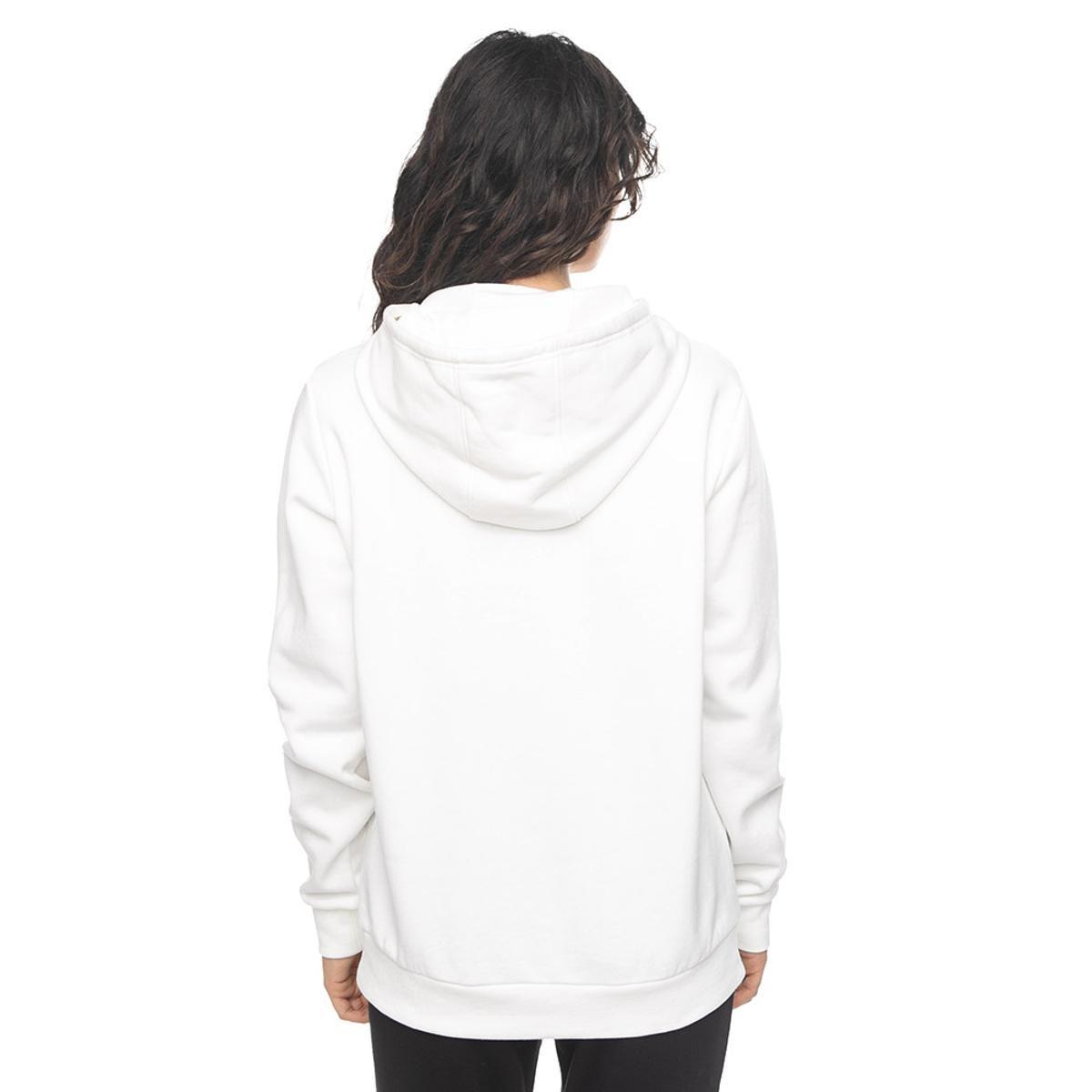 Polerón Fila Basic Outline Big Logo Mujer Blanco-3
