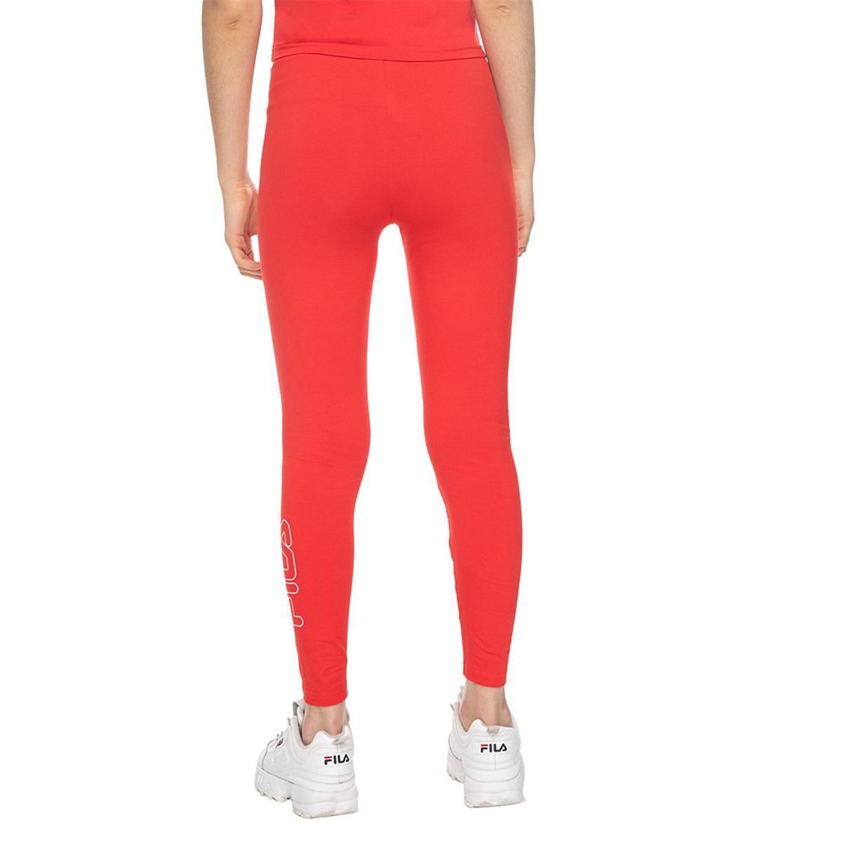 Calzas Fila Basic Mujer Rojo-2