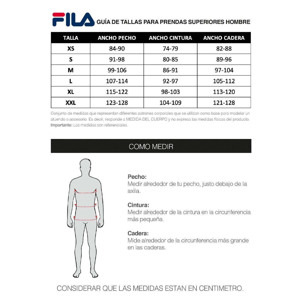Polerón Fila Letter II Hombre Negro-4