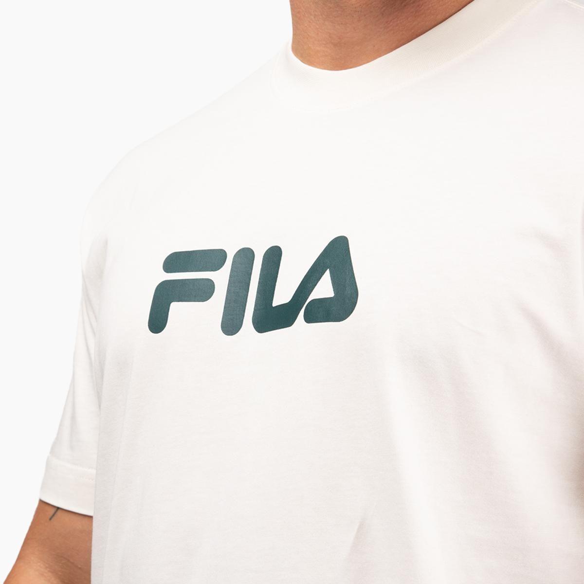 Polera Fila Comfort Letter Hombre Blanco-2