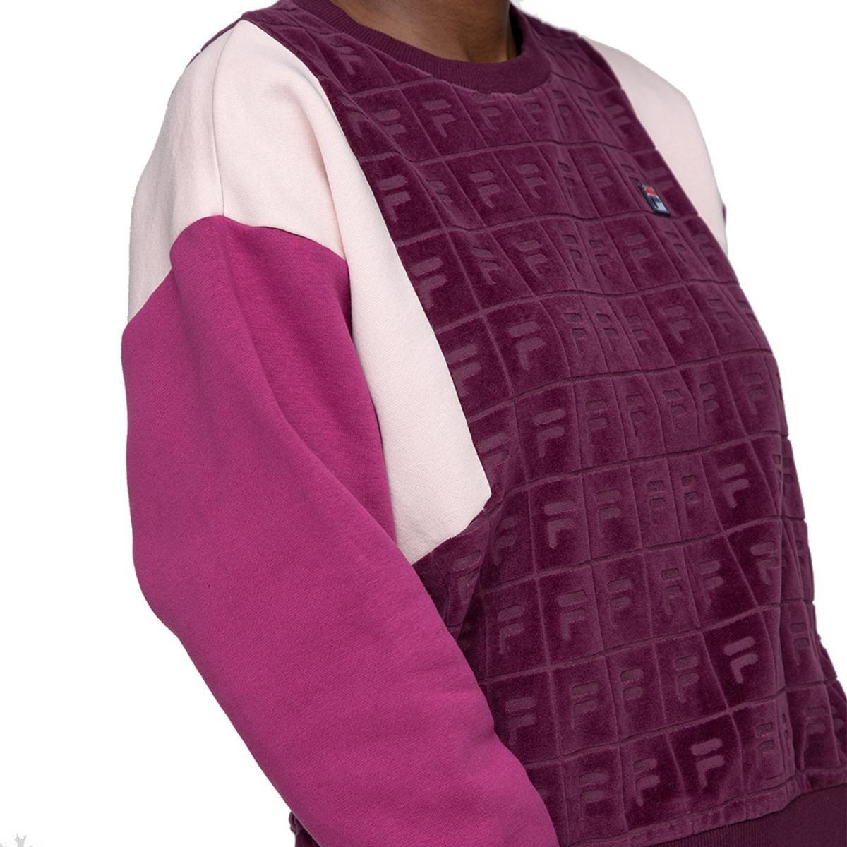 Polerón Fila Block  Mujer Morado-3