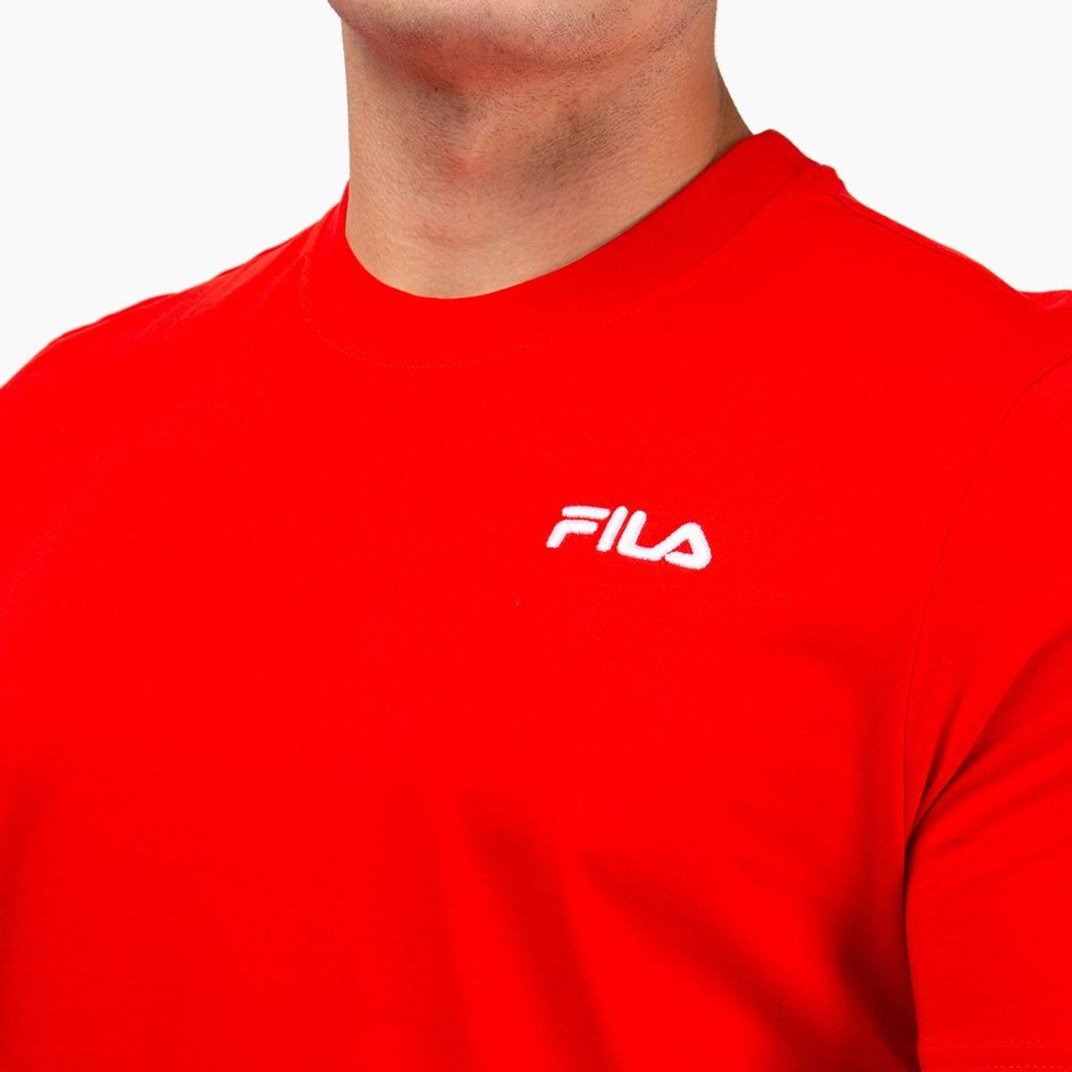 Polera Fila Classic Hombre Rojo-2