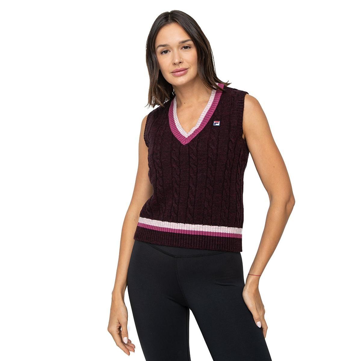 Polera Fila Sally Tank Mujer Morado-0