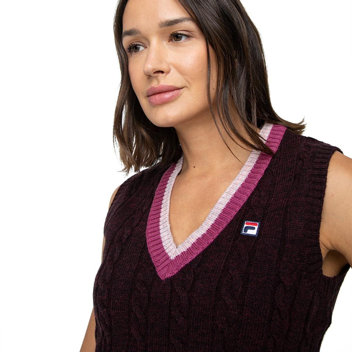 Polera Fila Sally Tank Mujer Morado-1
