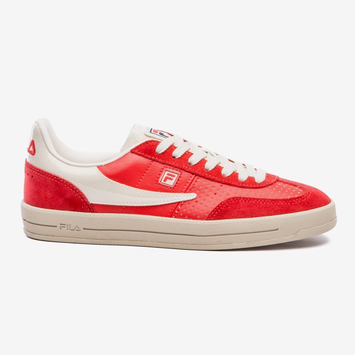 Zapatilla Fila Fx Court 70 Vintage Mujer Rojo-0