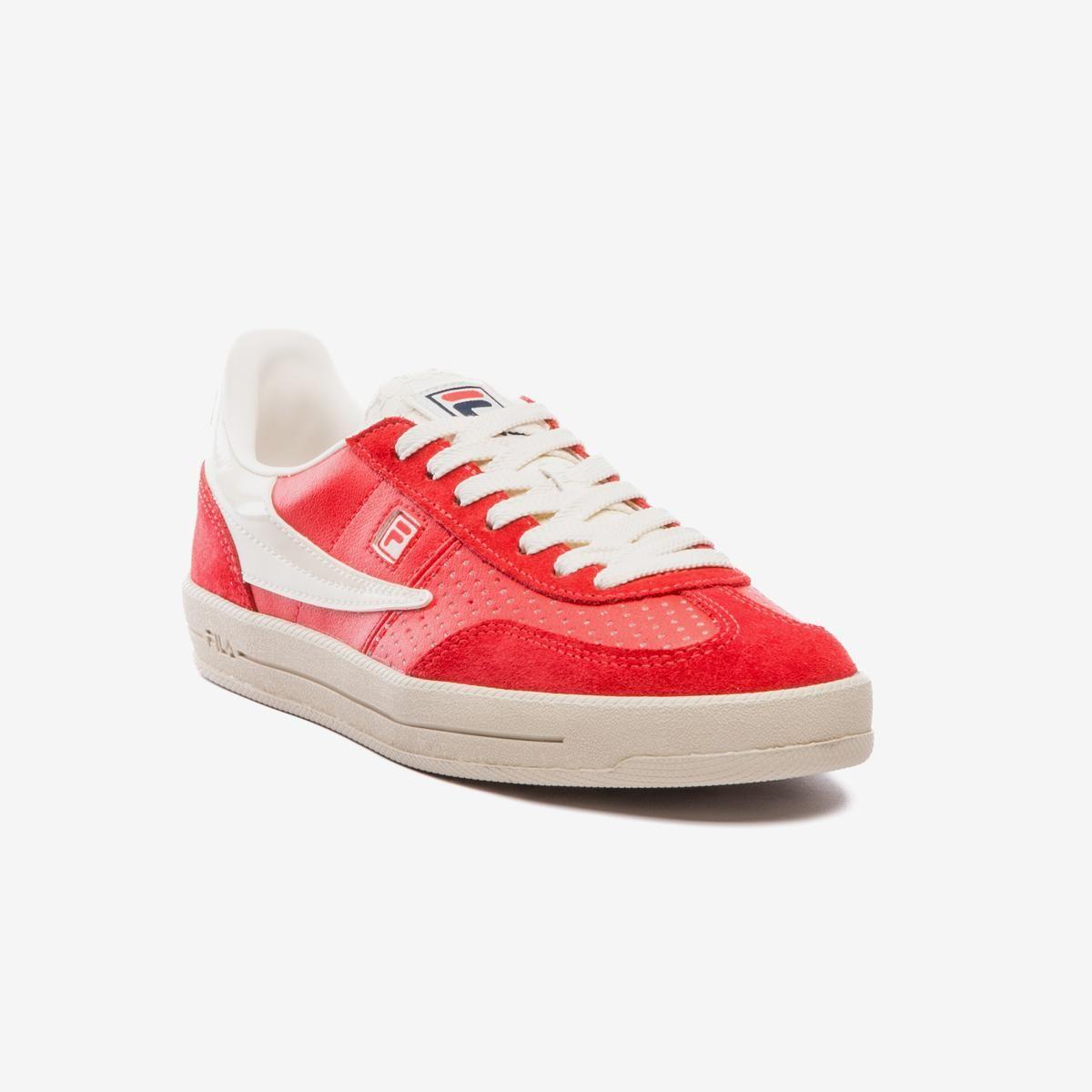 Zapatilla Fila Fx Court 70 Vintage Mujer Rojo-2