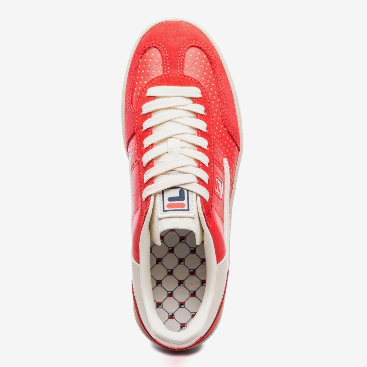 Zapatilla Fila Fx Court 70 Vintage Mujer Rojo-3