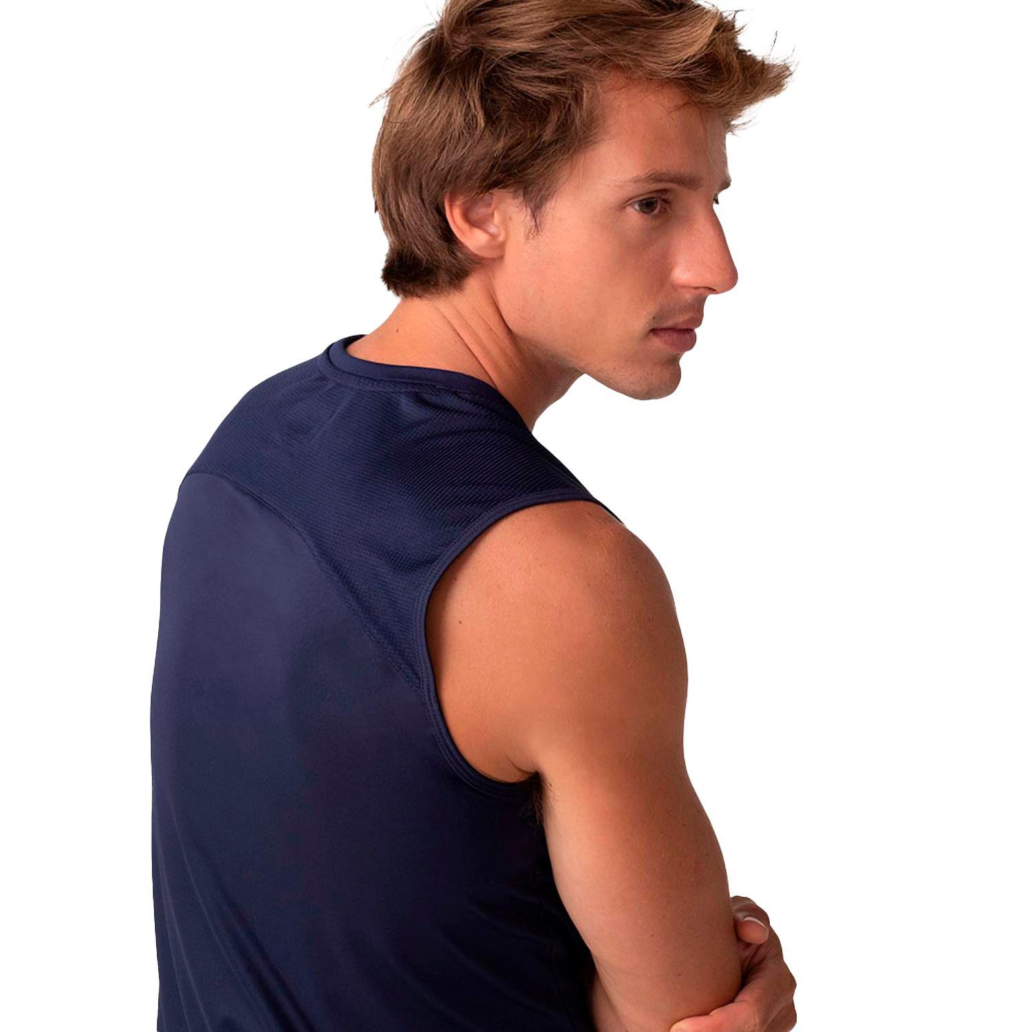 Polera Fila Grid S/M Hombre Azul-1
