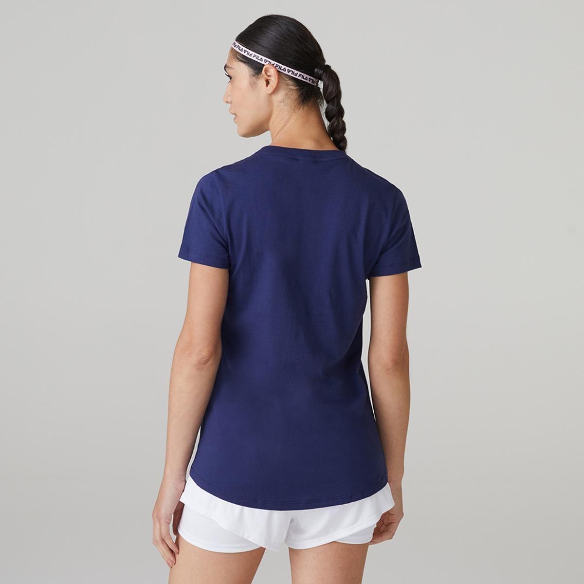 Polera Fila Soft Urban Mujer Azul-1