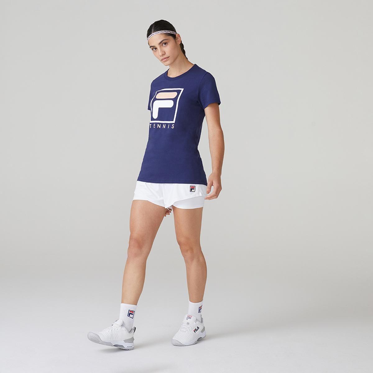 Polera Fila Soft Urban Mujer Azul-2