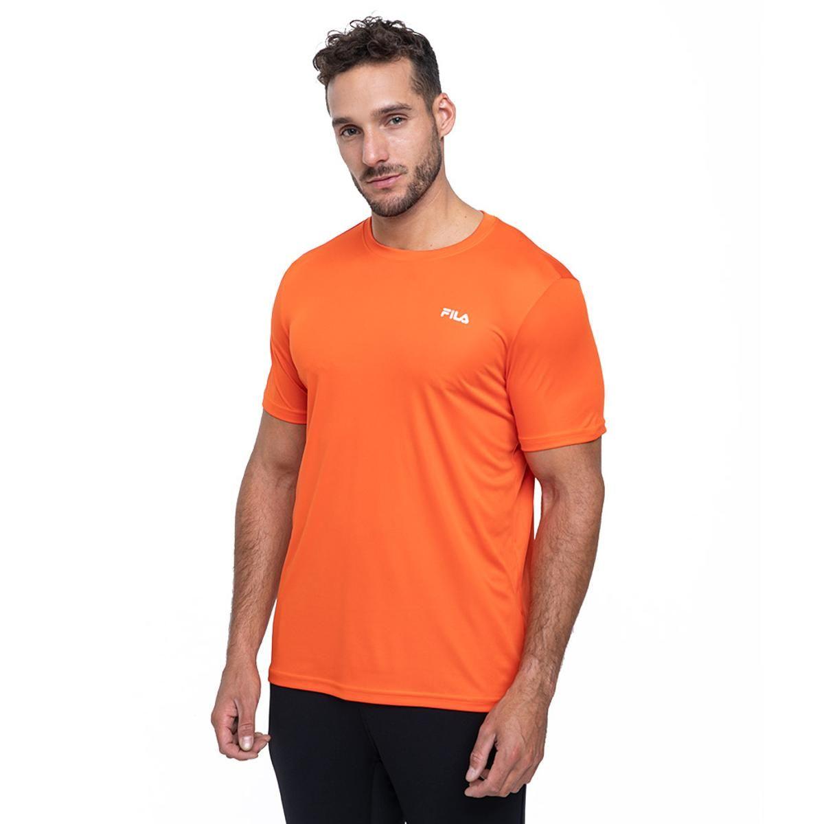 Polera Fila Basic Sports Hombre Naranjo-0