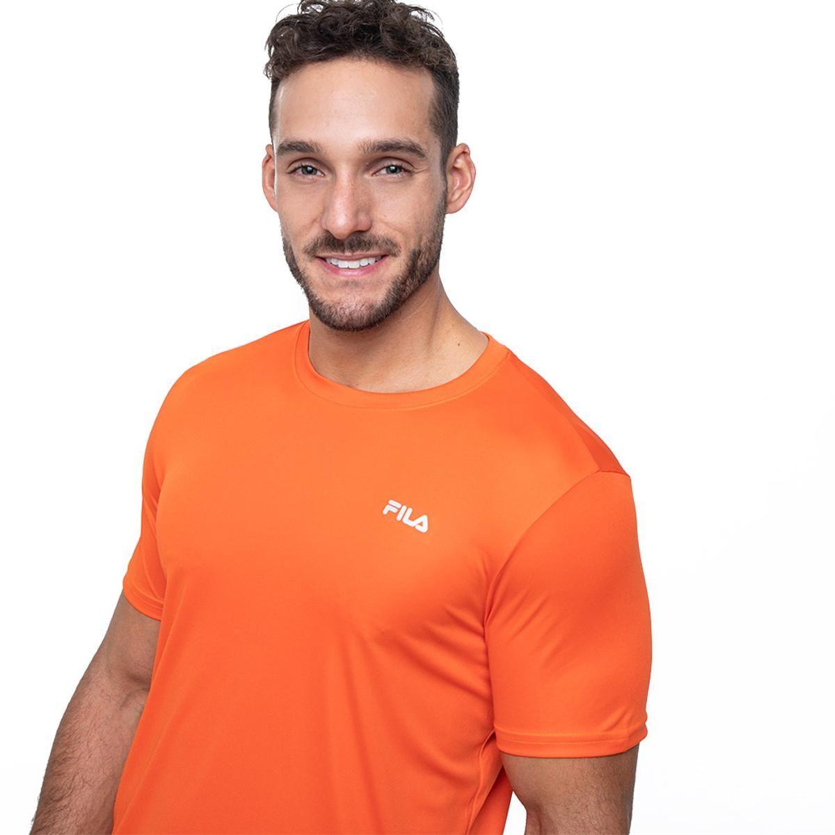 Polera Fila Basic Sports Hombre Naranjo-2