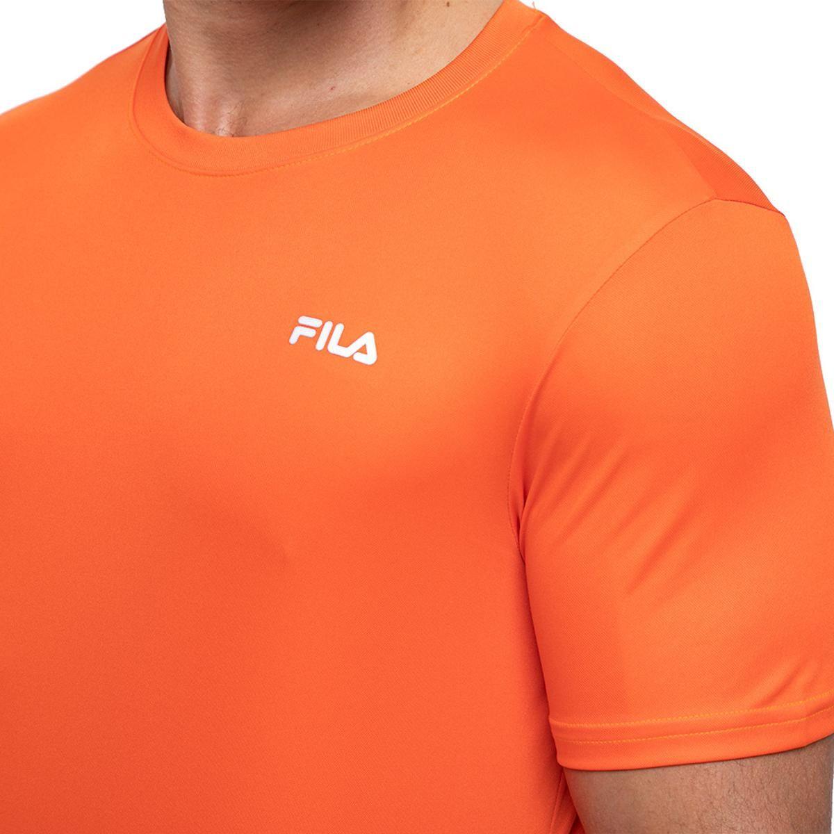 Polera Fila Basic Sports Hombre Naranjo-3