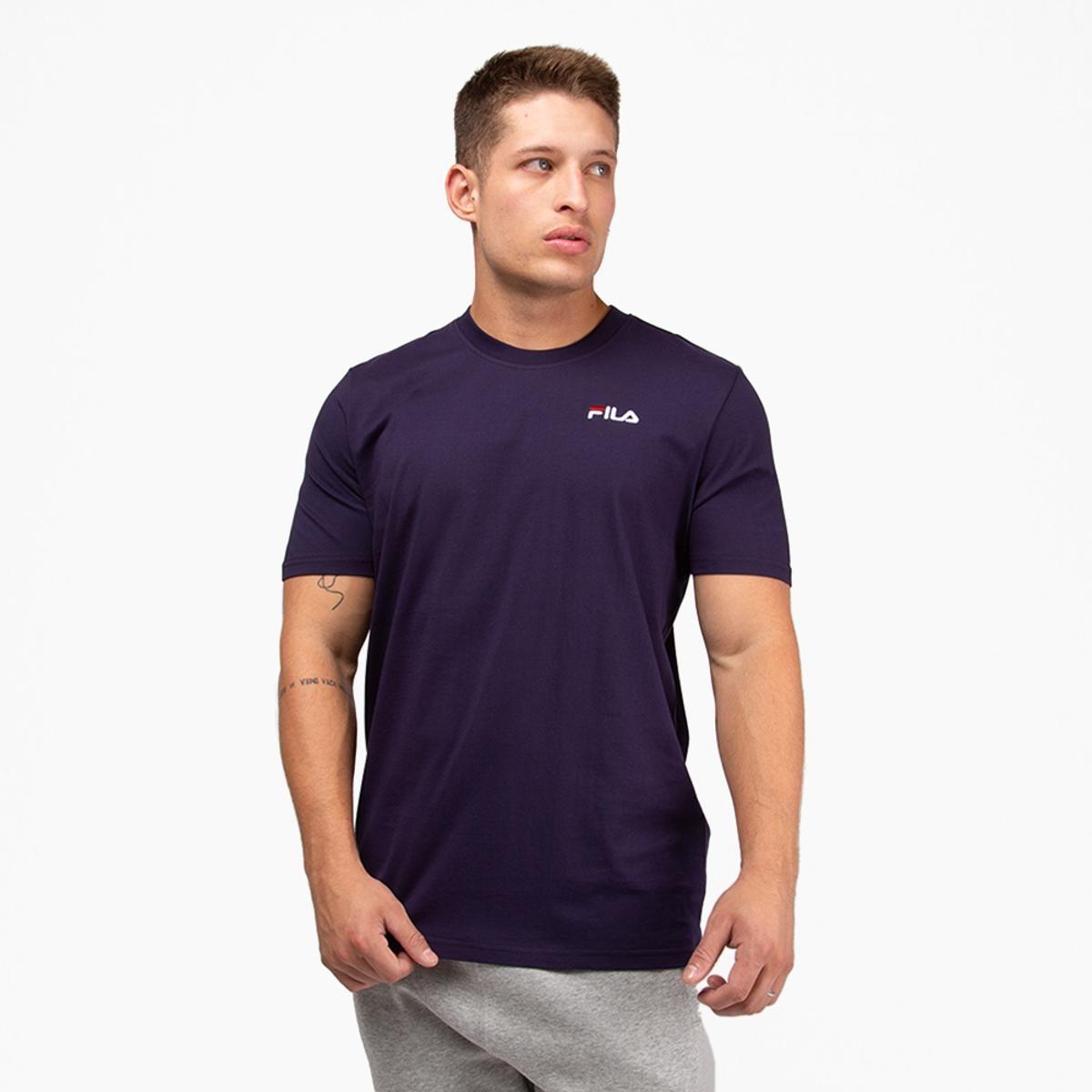 Polera Fila Classic Hombre Azul-0