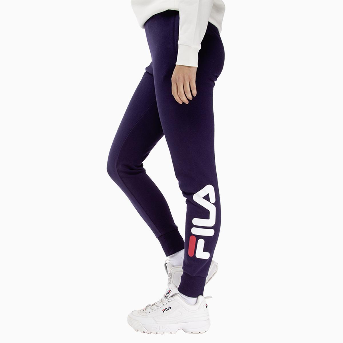 Pantalón Fila Letter Mujer Azul-1