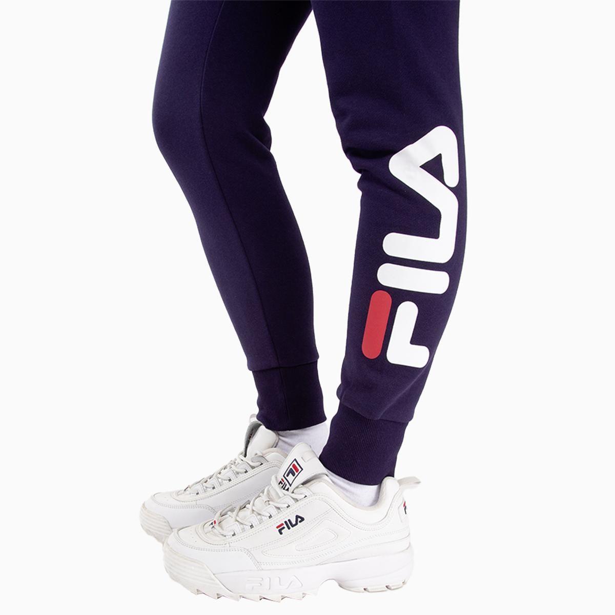 Pantalón Fila Letter Mujer Azul-3
