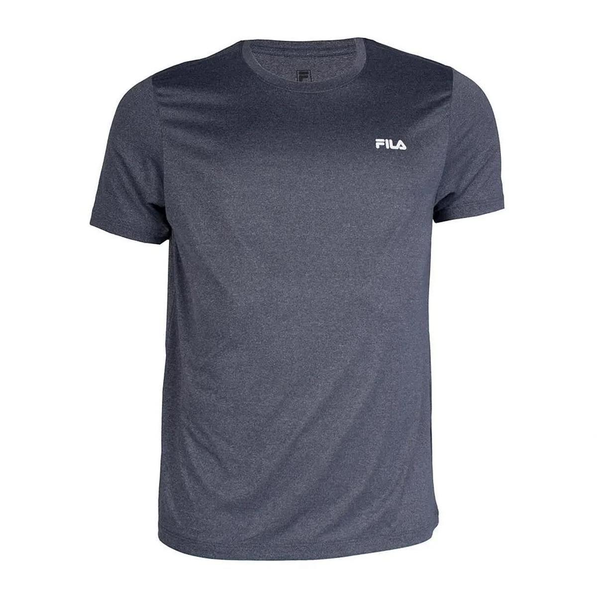 Polera Fila Sport Melange Lux Hombre Azul-0