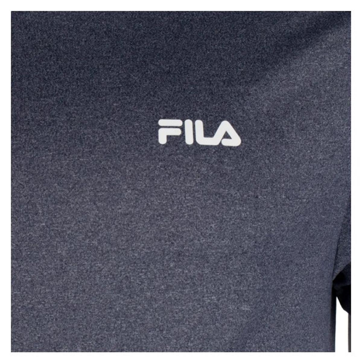 Polera Fila Sport Melange Lux Hombre Azul-2