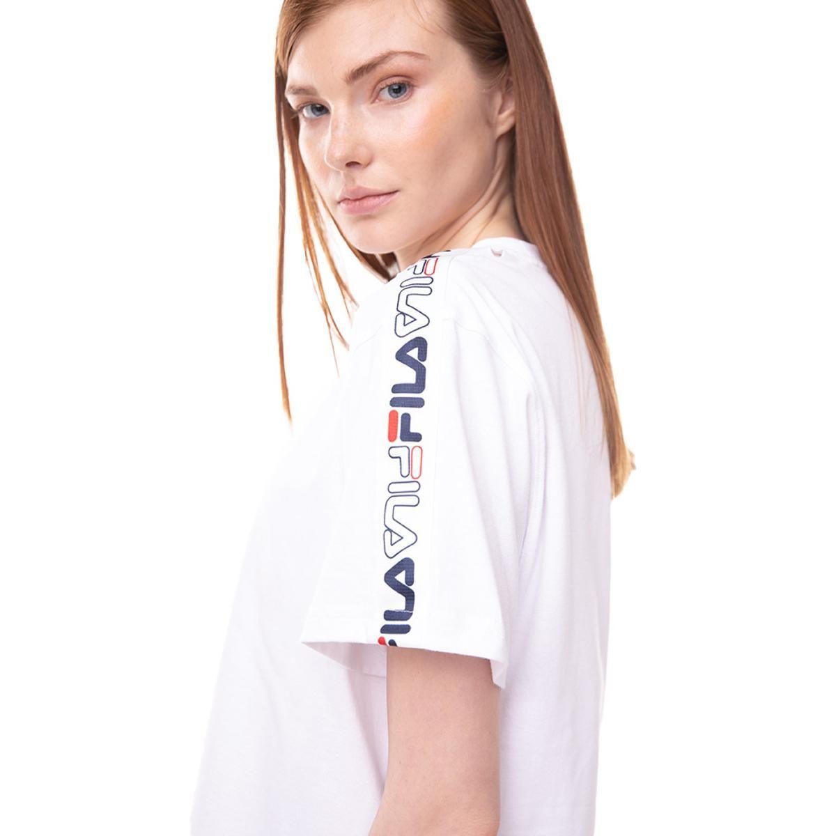 Polera Fila Letter T Mujer Blanco-2