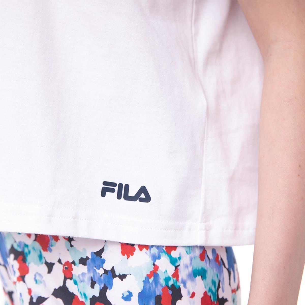 Polera Fila Letter T Mujer Blanco-3