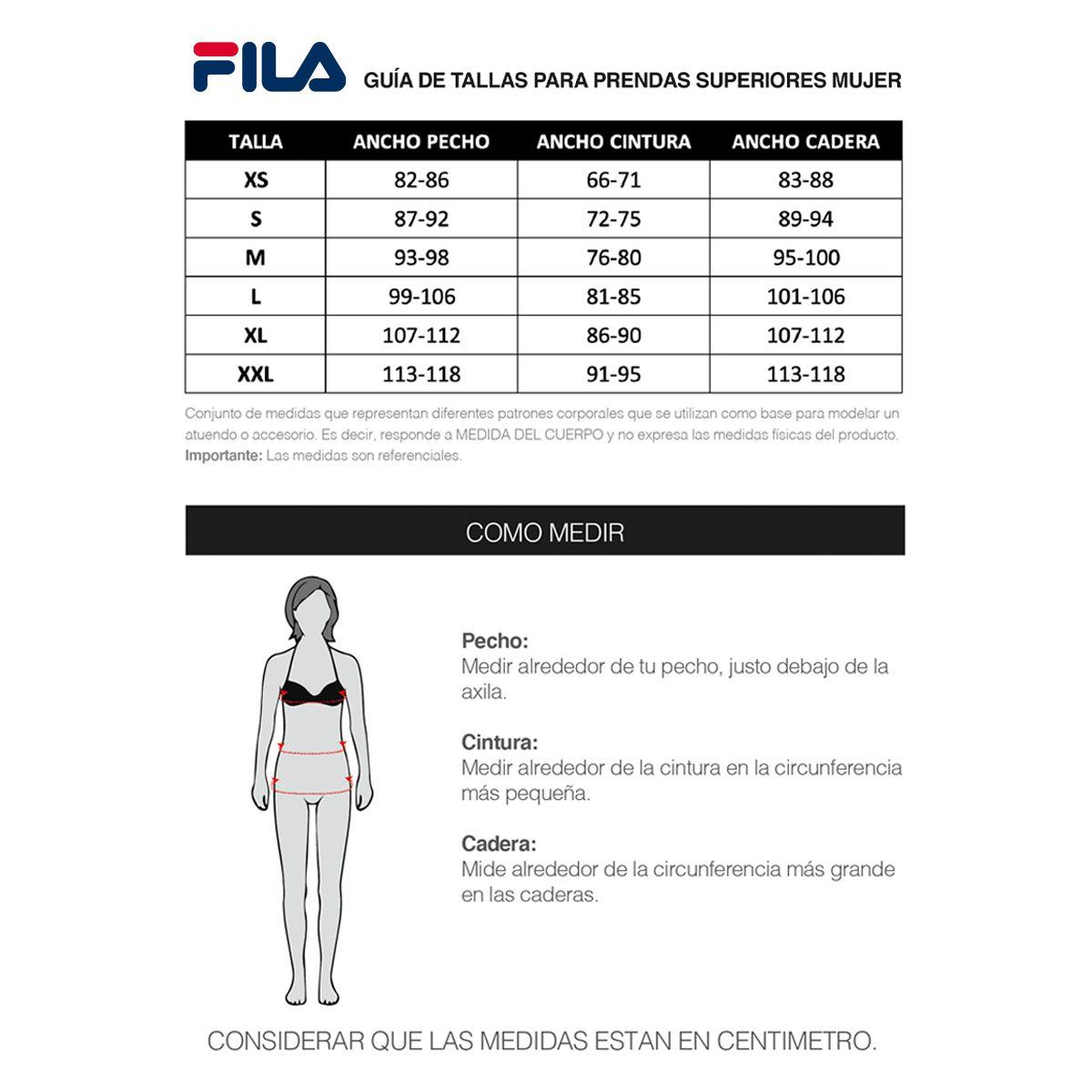 Polera Fila Letter T Mujer Blanco-4