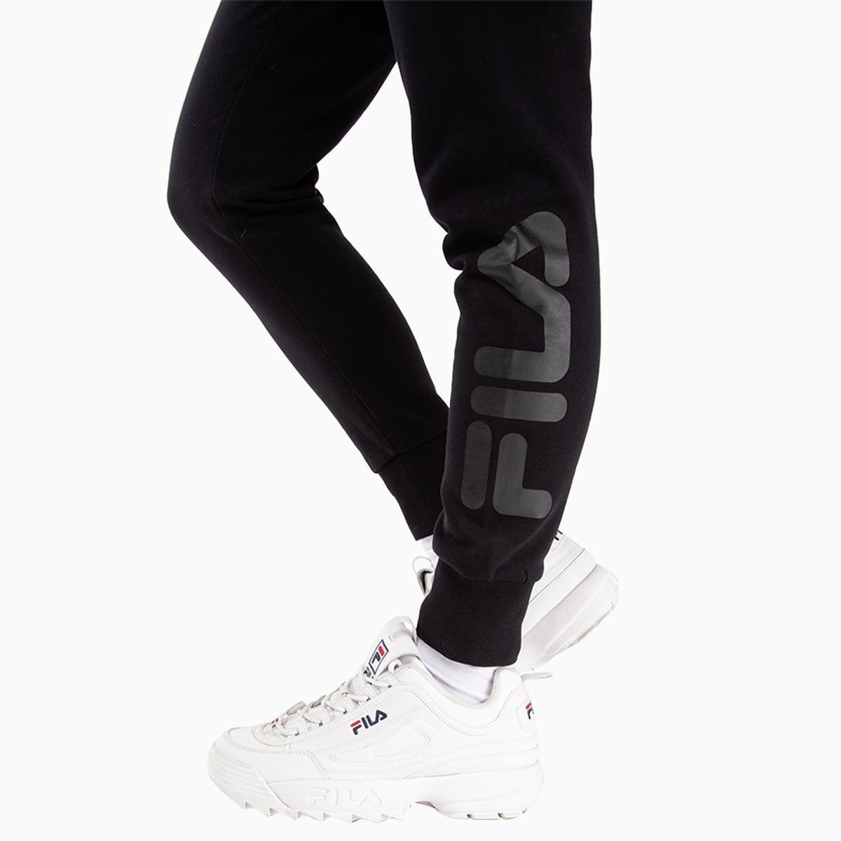 Pantalón Fila Letter Mujer Negro-3