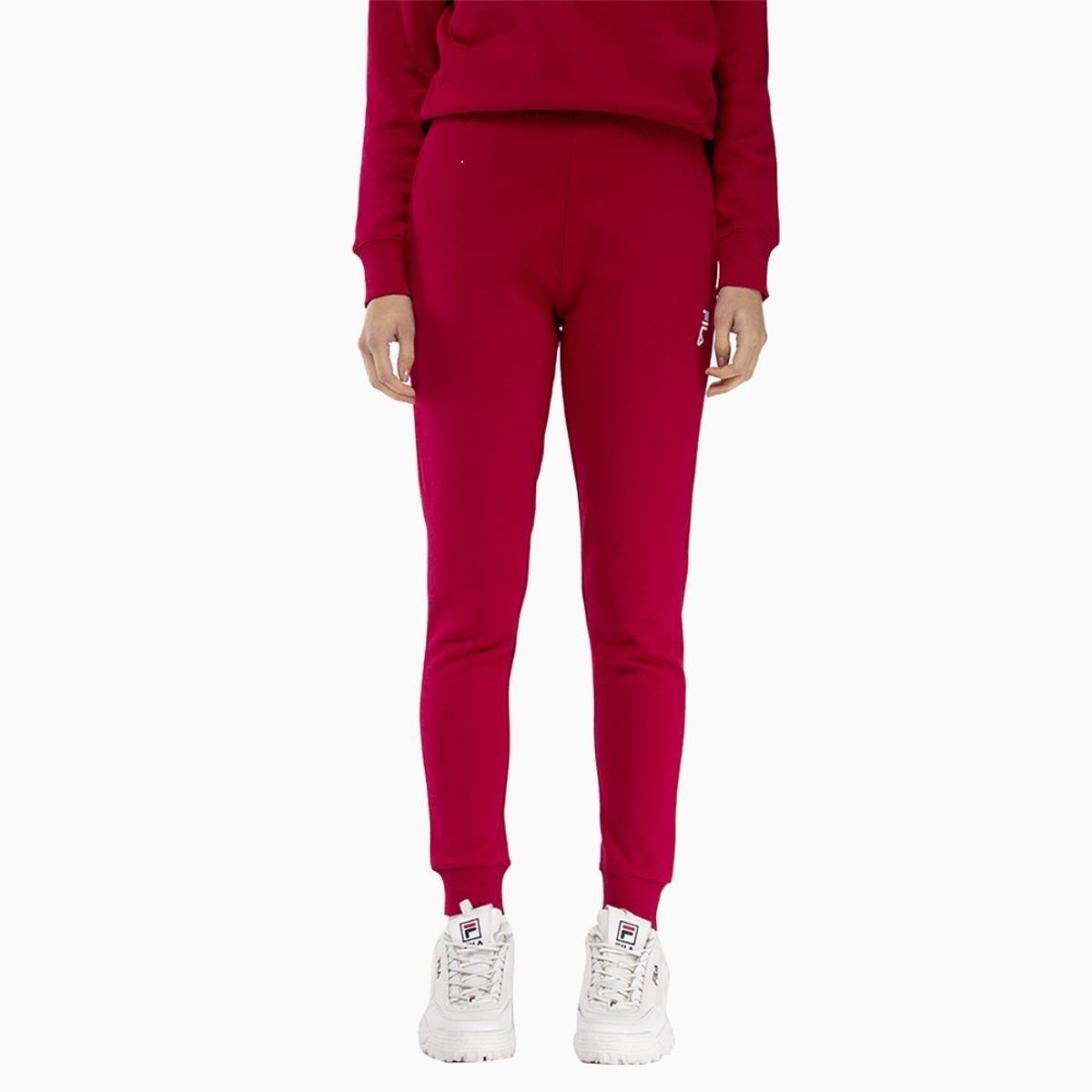 Pantalón Fila Basic Comfort Classic Light Mujer Rojo-0