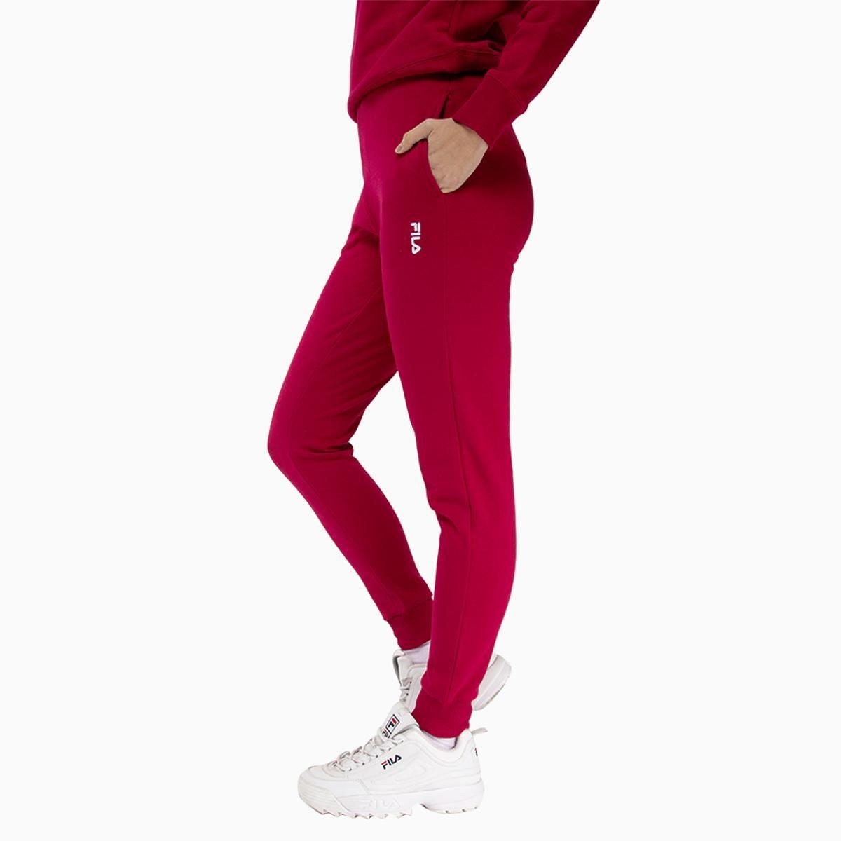 Pantalón Fila Basic Comfort Classic Light Mujer Rojo-1