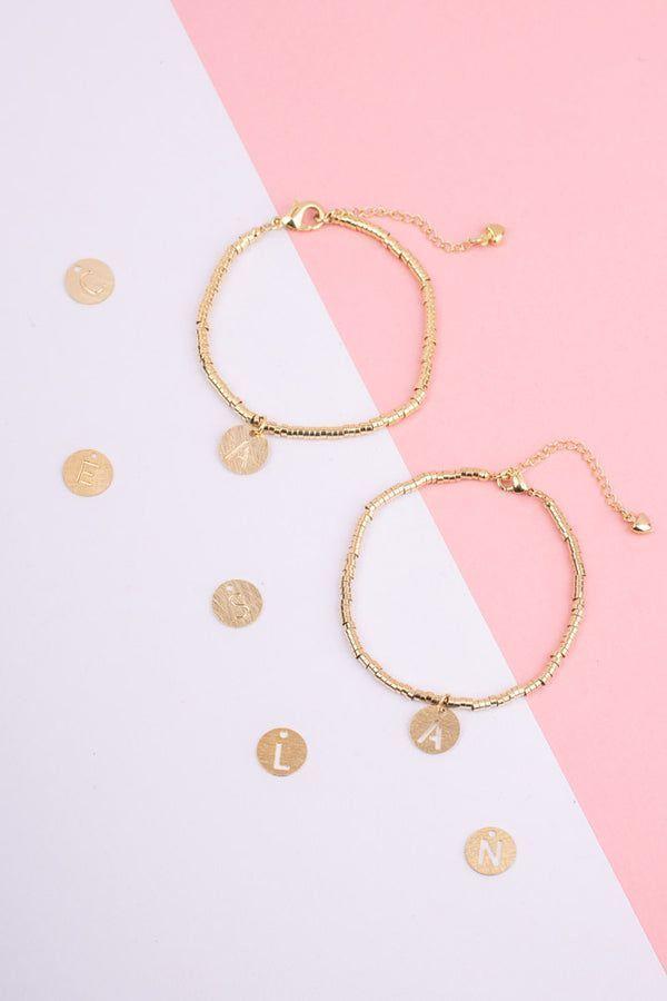 PULSERA ORO MUJER INICIAL C GABRIELA CANTARINA-0