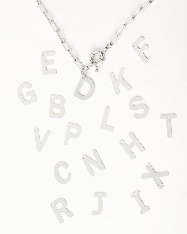 COLLAR PLATA MUJER INICIAL C SIMONA 40 - CANTARINA-0