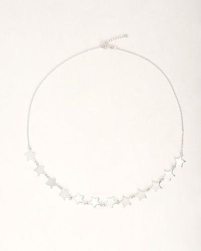 COLLAR PLATA MUJER PARA REGALO ESTRELLA COLOMBA- CANTARINA JOYAS-0