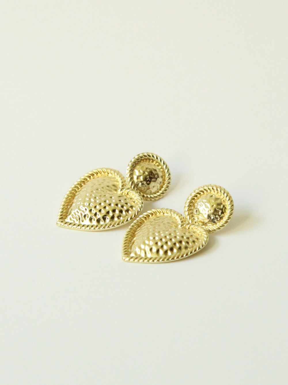 AROS ORO CORAZON REGALO MUJER -1