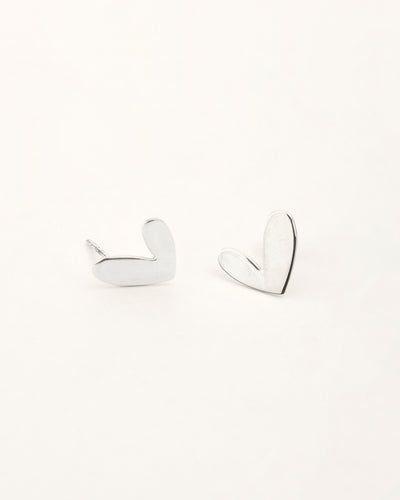 AROS DE PLATA MUJER PARA REGALO CORAZÓN CAMILA- CANTARINA JOYAS-0