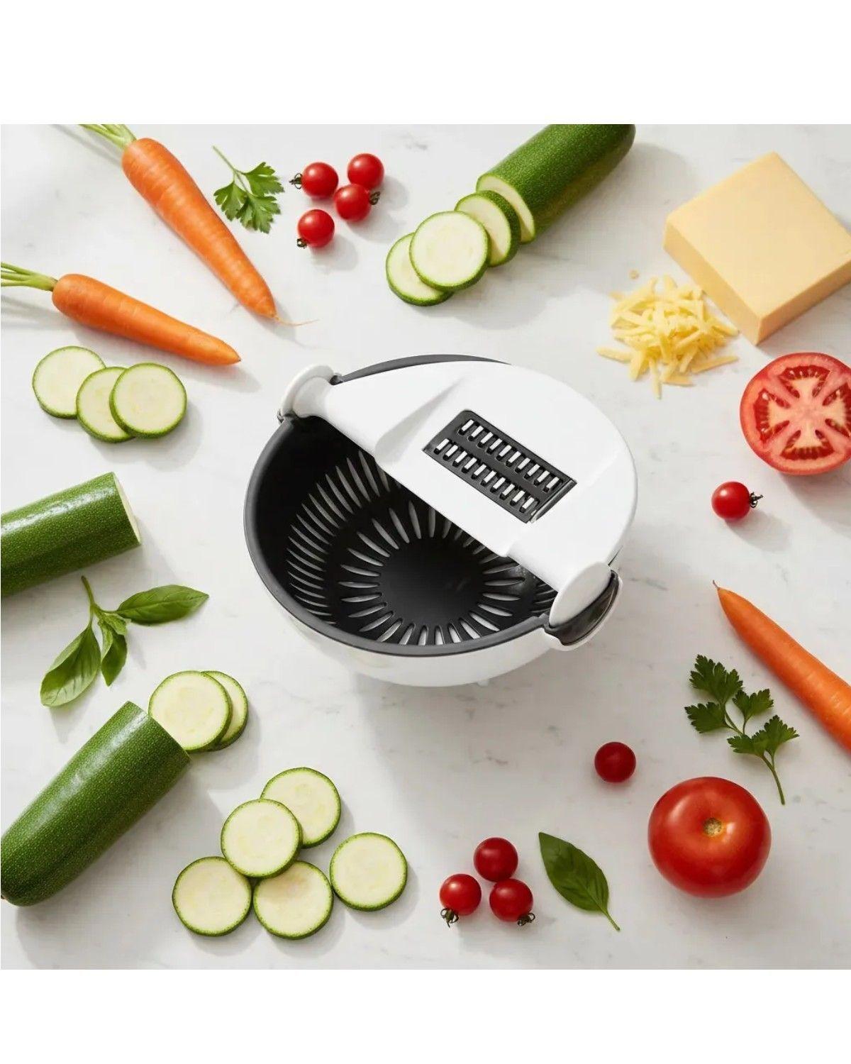 Rallador Bowl Cortador Verduras Multifuncional-3