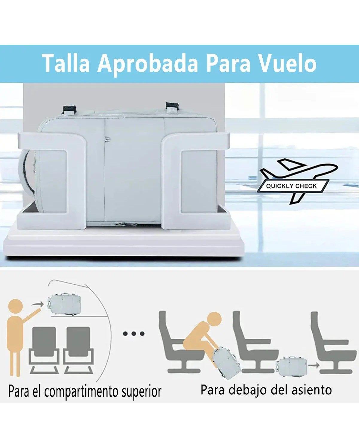Mochila Impermeable 1001 Azul Para Laptop 15.6" Viaje Aprobado Avión-1