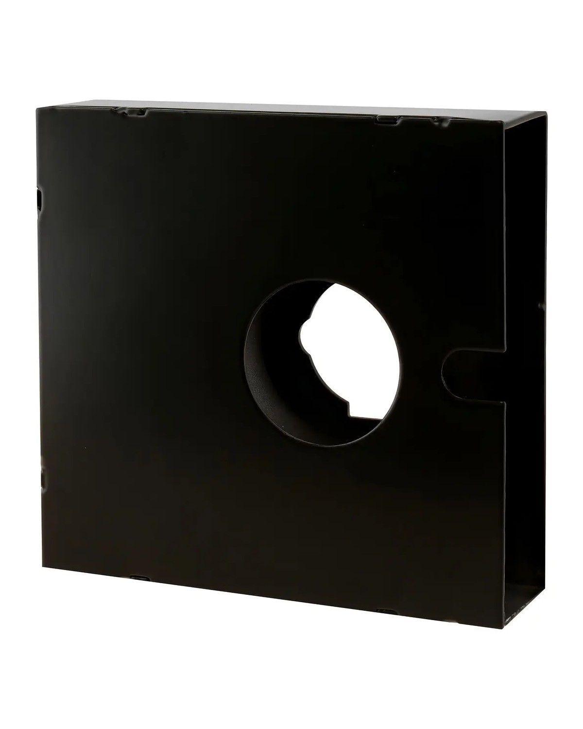 Cerradura Exterior Sobreponer 111 para Reja Negra Cilindro 30mm-1