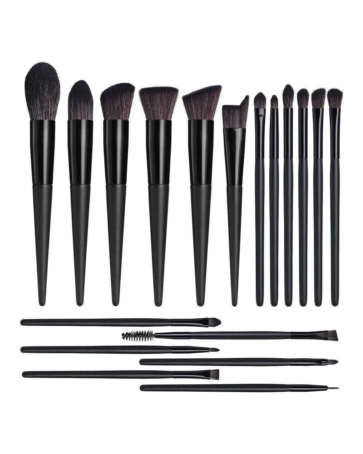 Set 18 Brochas De Maquillaje Profesionales Alta Calidad-0