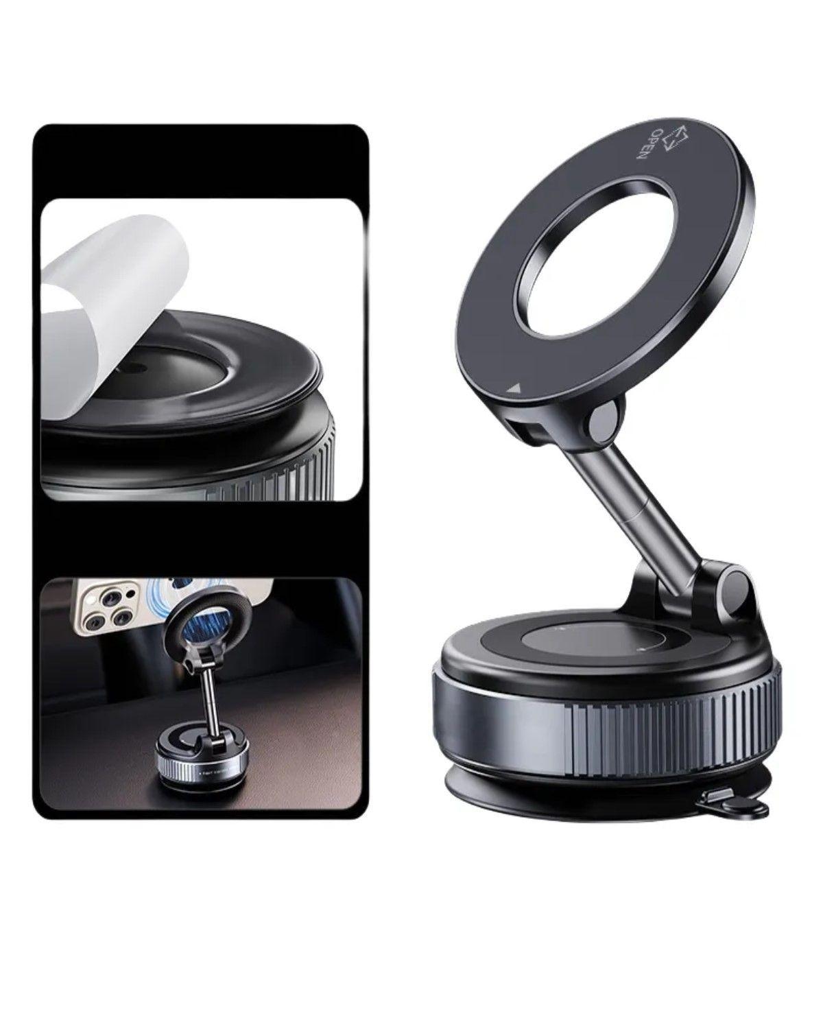 2 X Soporte Magnético Porta Celular Auto 360° Full K007 Imán-1