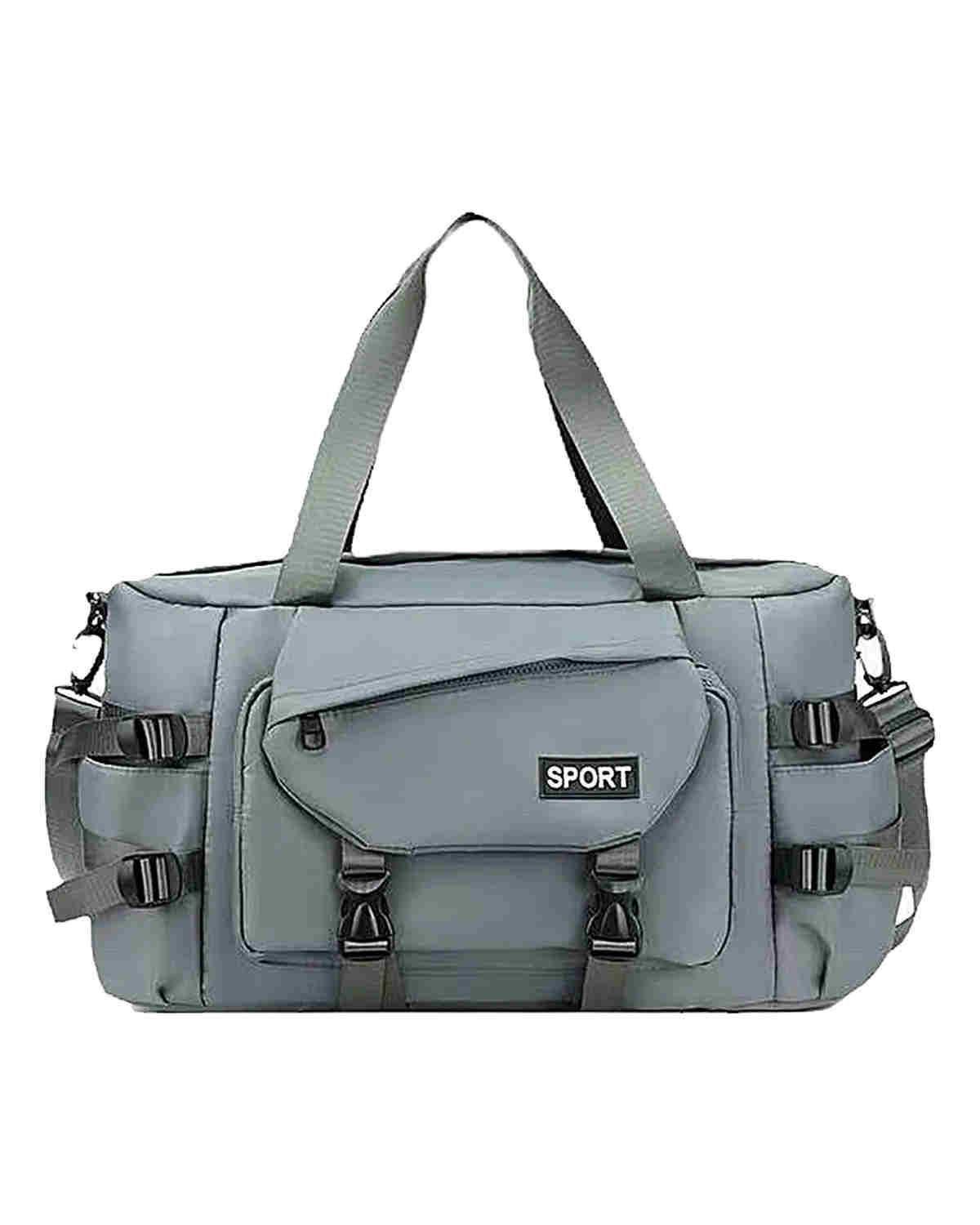 Bolso De Viaje Amplio Genérico De Mano GRIS-0