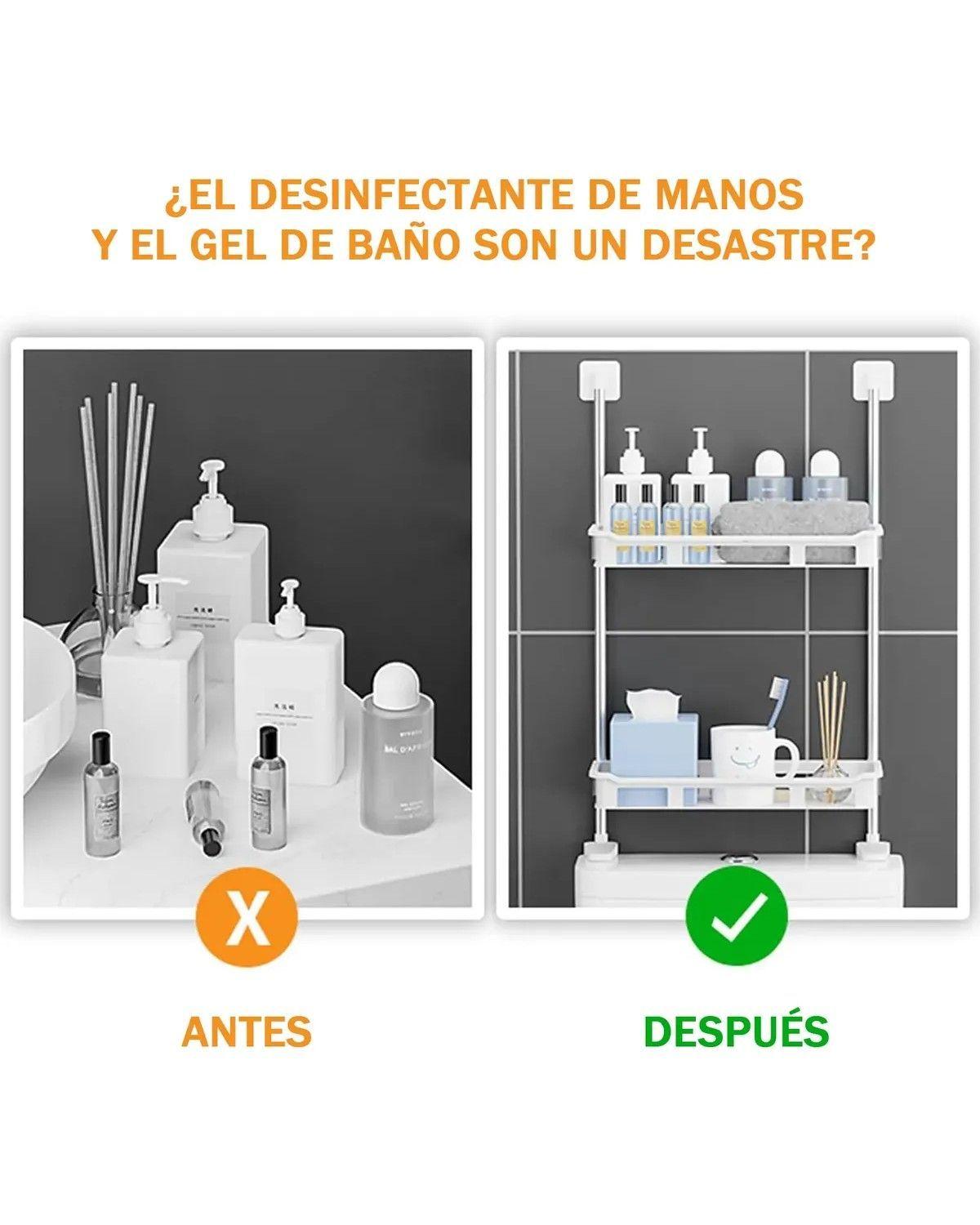 Estante Organizador Baño Inodoro Repisa Cocina-4