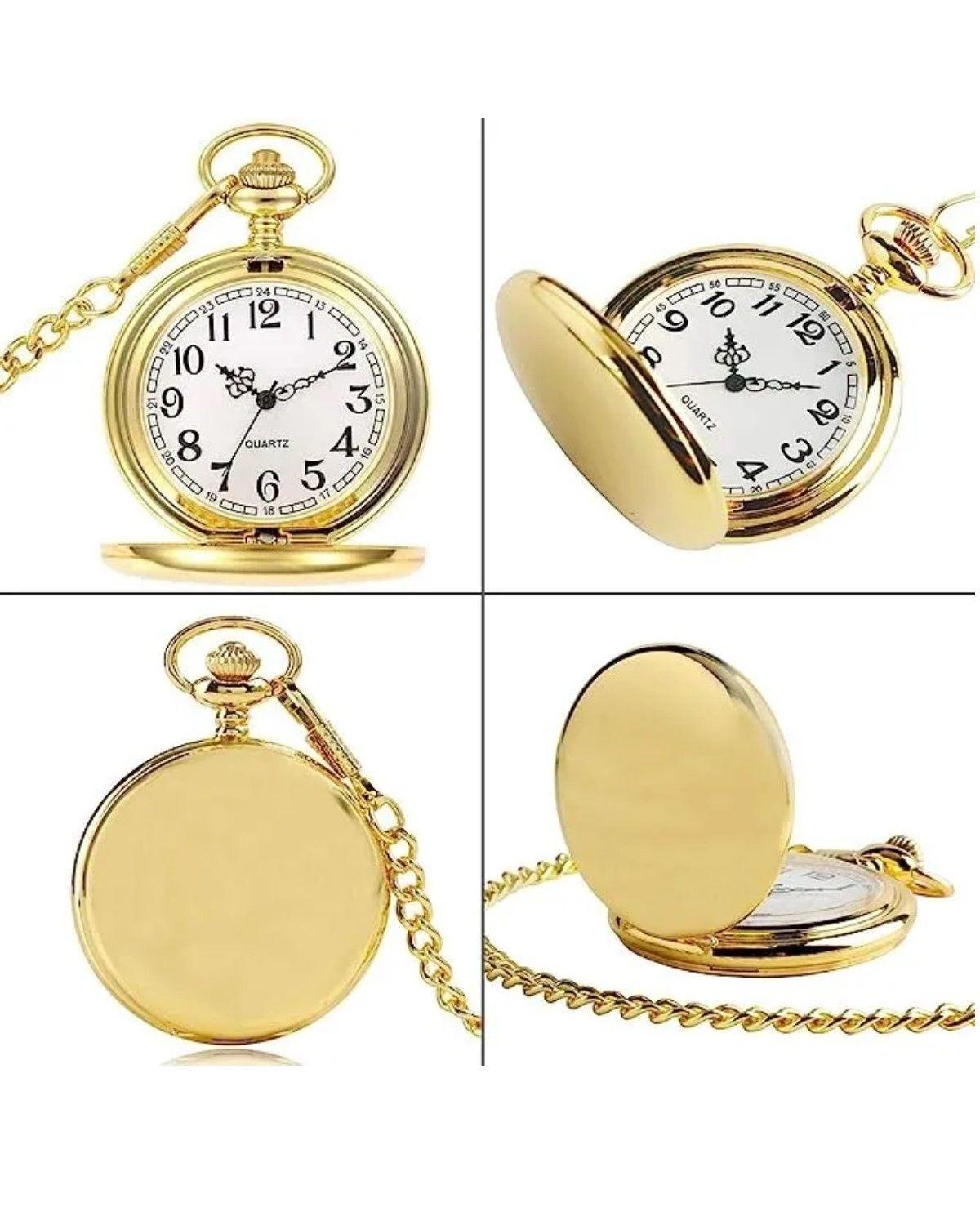 Reloj De Bolsillo Con Colgante Para Peaky Blinders Trajes Oro-2