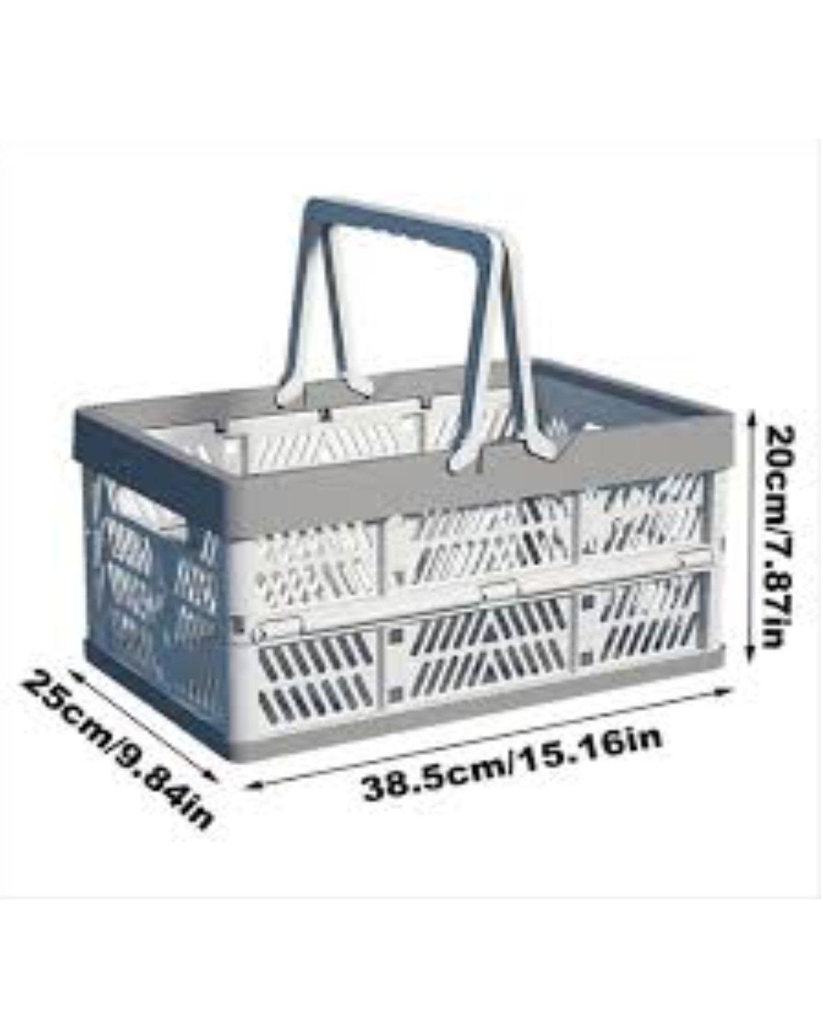 Cestas Plegable Canasto Camping Almacenamiento GRIS-2